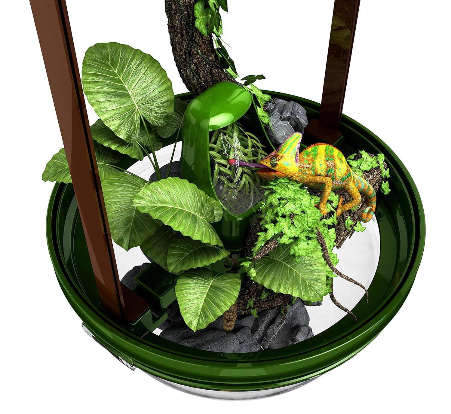 Biobubble Reptile Drinking Fountain Green New Fast Shipping eBay