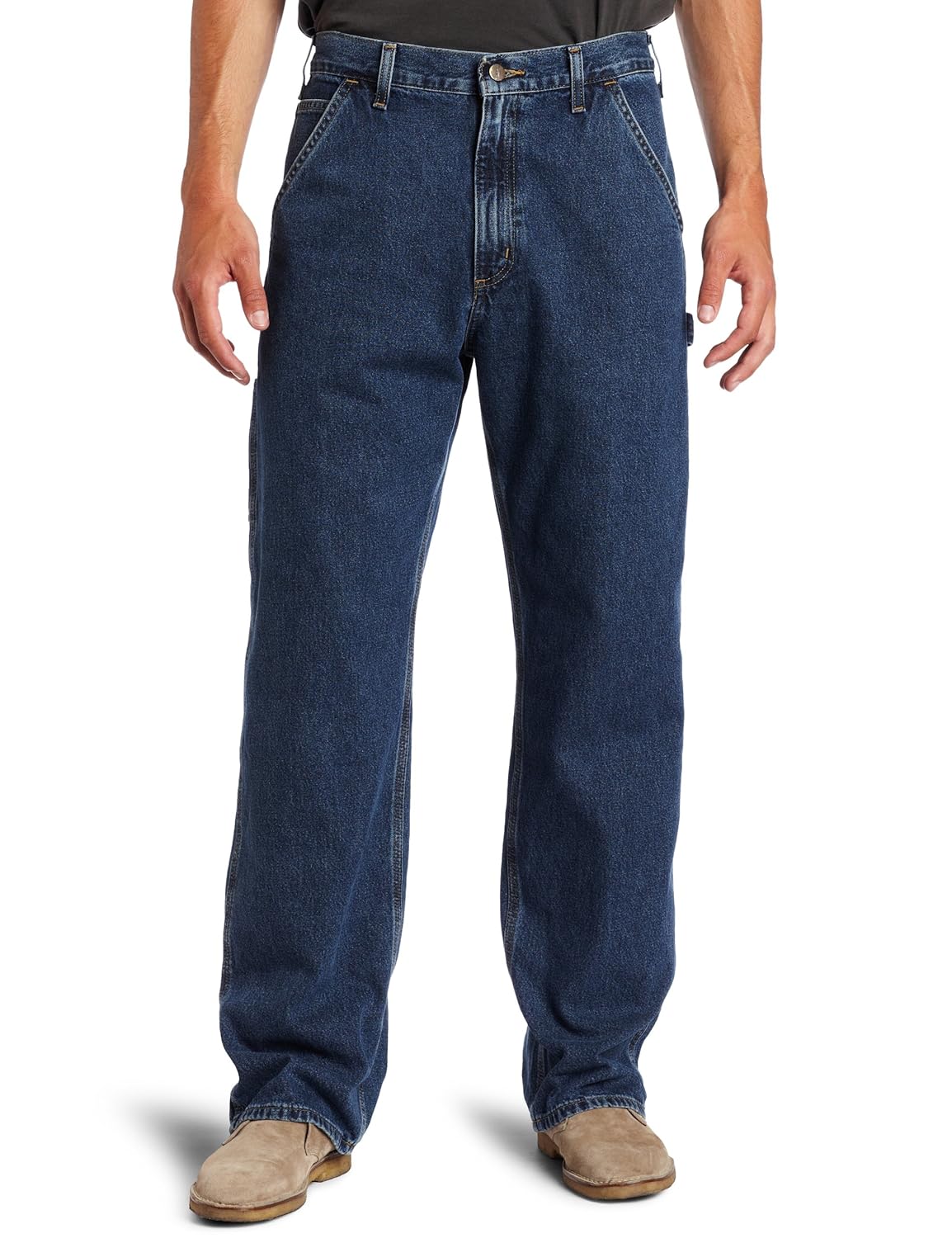 Carhartt Men's Washed Denim Work Dungaree Jean B13