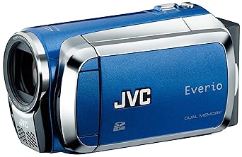 JVC Everio GZ-MS120 Dual Flash Camcorder (Blue)