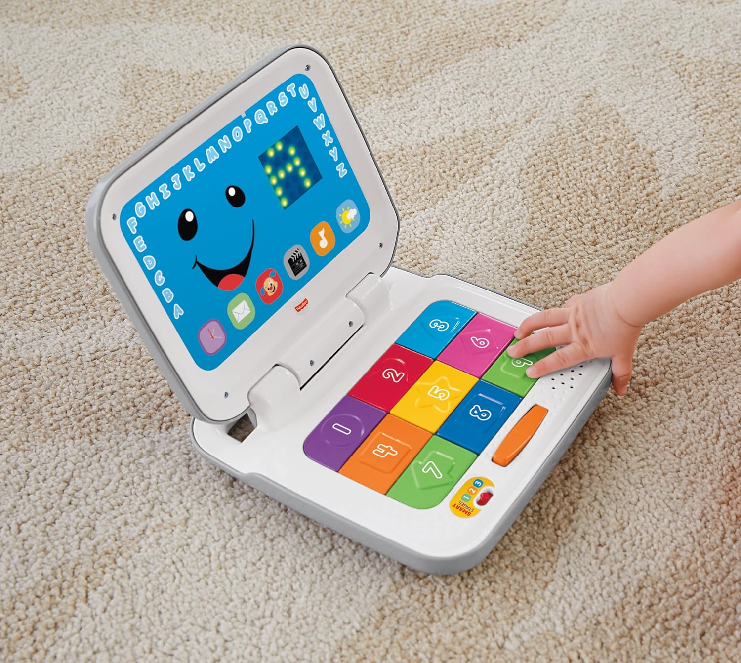 FisherPrice Laugh and Learn Smart Stages Laptop, Grey/White , New