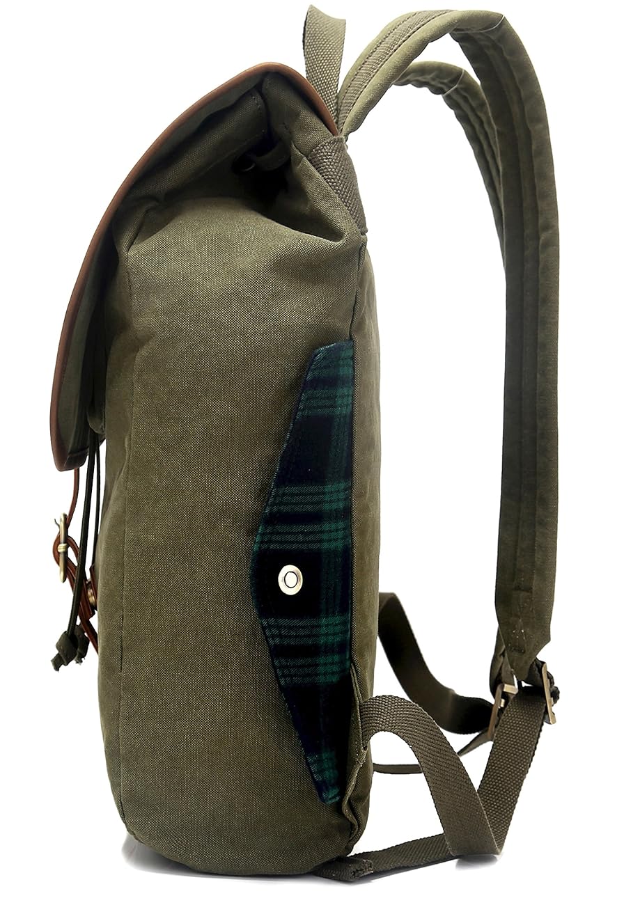 EverVanz Vintage Canvas School Hiking Casual Backpack Outdoor Backpack