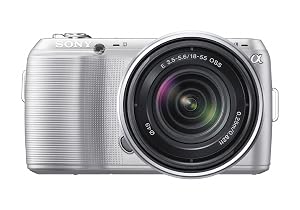 Sony Alpha NEX-C3 16 MP Compact Interchangeable Lens Digital Camera Kit with 18-55mm Zoom Lens (Silver)