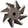 Niagara Cutter CH126 Single Angle Shank Type Chamfering Cutter, High Speed Steel, Uncoated (Bright), Weldon Shank, 45 Degree Angle, 3/4" Cutter Diameter, 8 Tooth, 3/16" Width