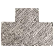 Polyconn PC101NB-2 Nickel Plated Brass Pipe Fitting, Tee, 1/8" NPT Female (Pack of 10)