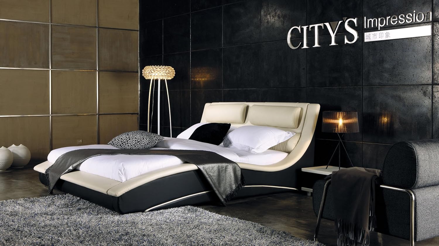 modern king beds