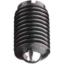 Jergens 10889 Metric Steel Ball Plunger, Low Carbon Steel, M16 x 2.0 Thread