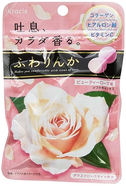 Kracie Beauty Rose Taste Aroma Soft Candy [Size: 32g x 1 pack]