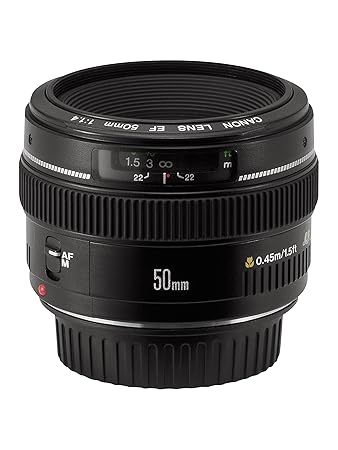Canon EF 50mm f/1.4 USM Standard & Medium Telephoto Lens for Canon SLR Cameras