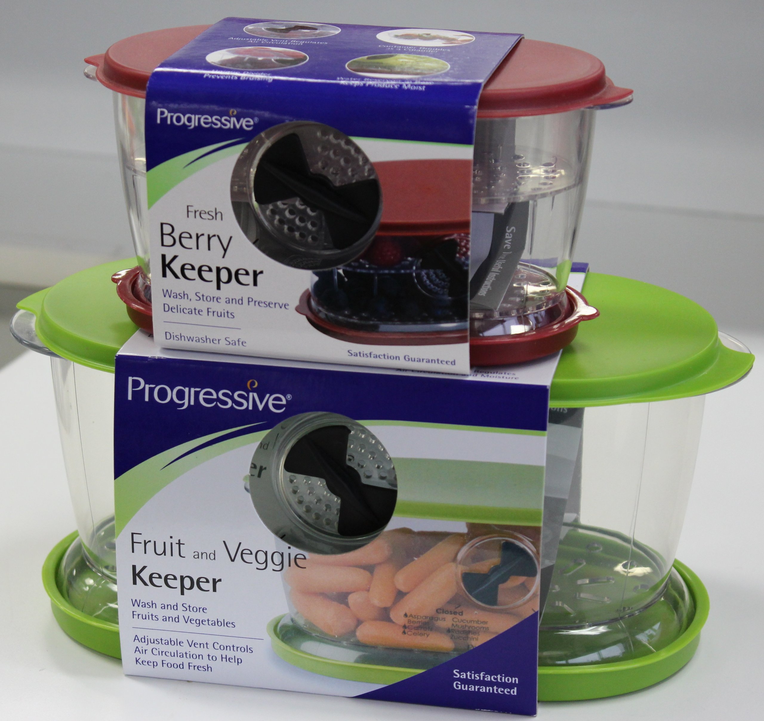 1 X Progressive Berry Fruit and Veggie Keeper Set