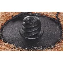 Weiler Tiger 2" Diameter, Coarse Grade, General Purpose, Non-Woven Surface Conditioning, Brown Plastic Button Style Disc
