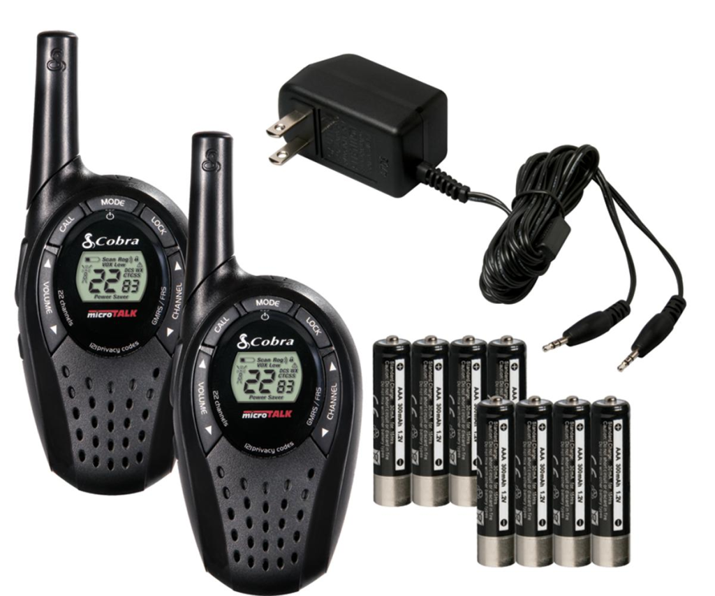 Cobra CXT235 20 Mile 22Channel UHF/FM WalkieTalkie Two