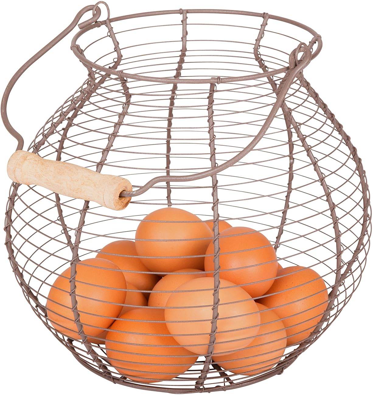 Wire Egg Basket Vintage Style By Trademark Innovations