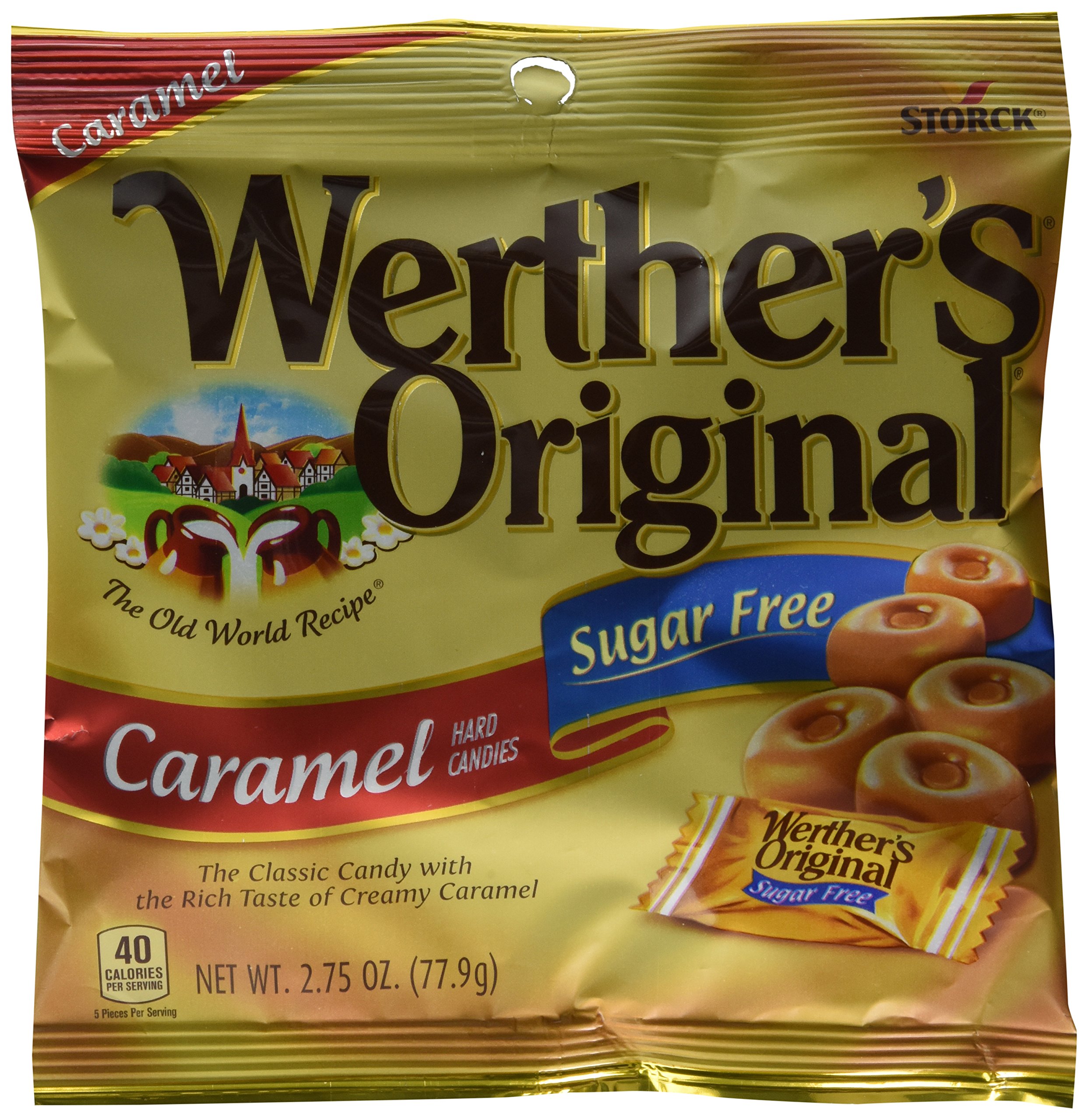 Werther's Original Hard Candy Caramel Sugar Free 2.75-Ounce Bags (Pack Of 12) 15 91gcKTWV0yL