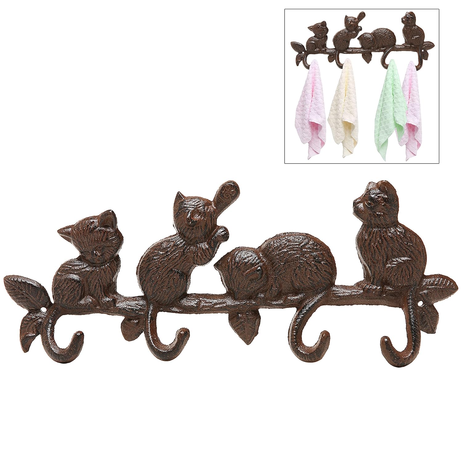 Cute Cat Wall Hooks Cat Key Racks · Decorative Wall Hooks