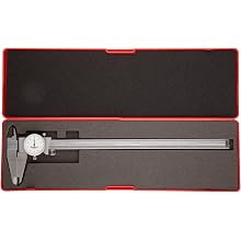 Starrett 1202 Series Dial Calipers, Inch, Stainless Steel