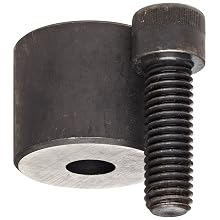 Jergens 25716 Jig Foot, Low Carbon Steel With Black Oxide Finish, 1-1/4" W x 1" H