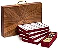 Yellow Mountain Imports Mahjong-Set Champagner-Gold