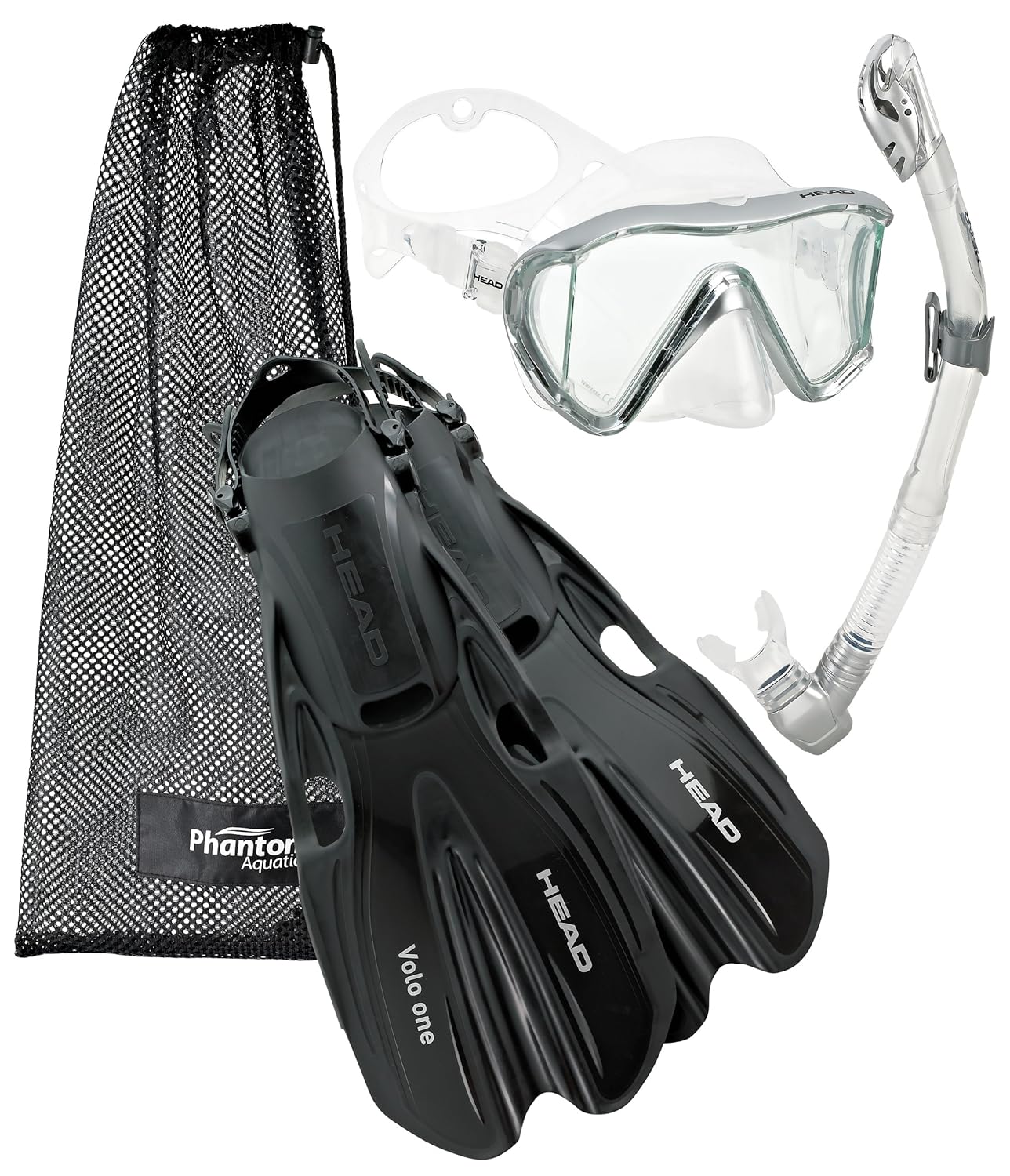 Head by Mares Scuba Snorkeling Freediving Liquidskin Mask Fin Dry Snorkel Set eBay