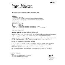 Yard Master 13547 6-Outlet Power Stake with Light Sensor and 6-Foot Cord