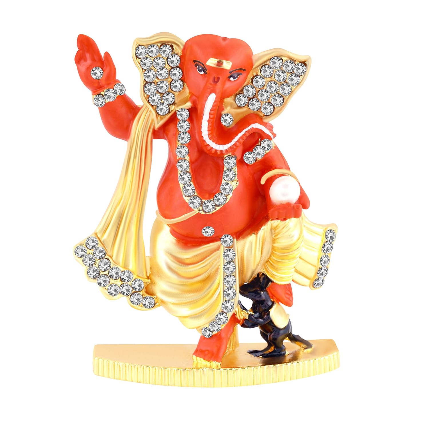 Buy Kulin Dancing Ganesh Ganpati Lord Ganesha Idol For Car Dashboard