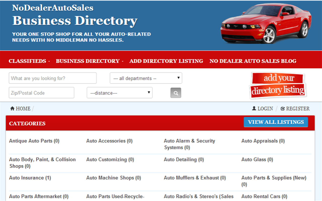 No Dealer Auto Sales Appstore for Android