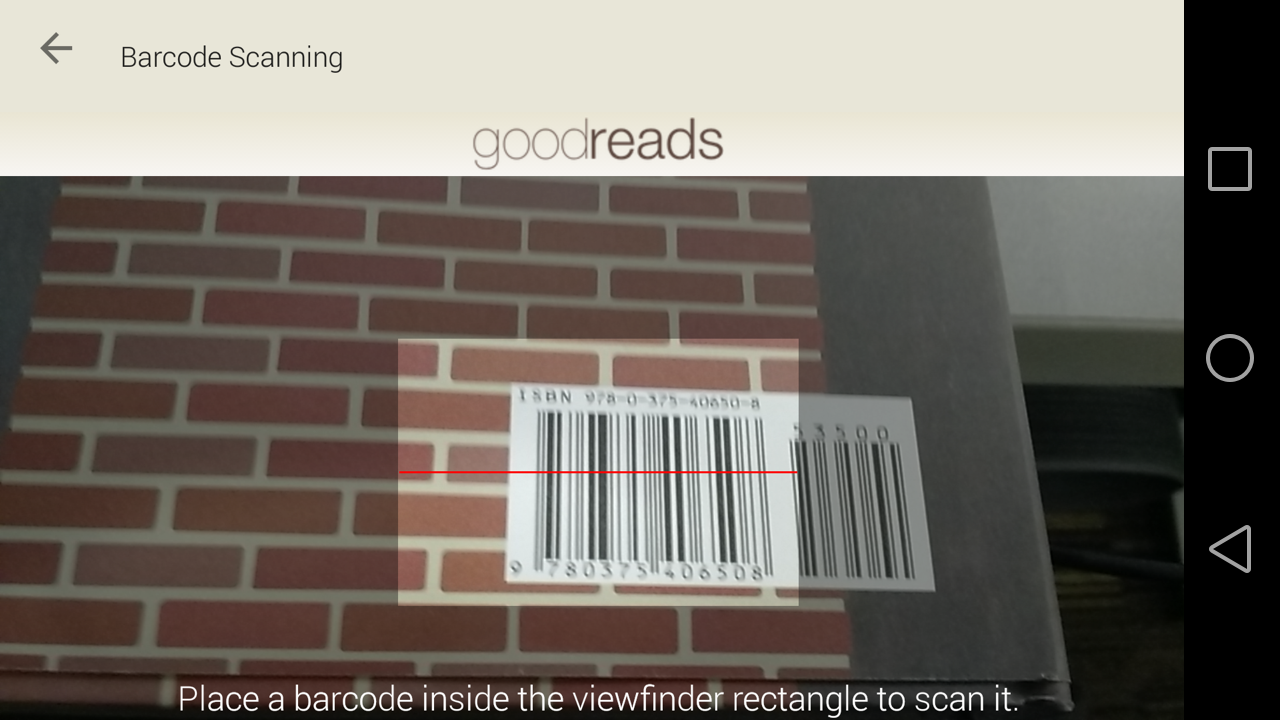 Goodreads Appstore for Android