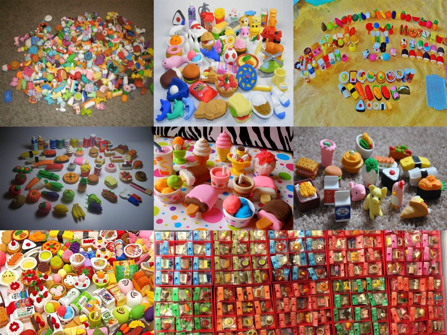 IWAKO Japanese Eraser Bulk Overstock (Pack of 20) Authentic Japan