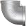 Stainless Steel 304 Cast Pipe Fitting, 90 Degree Elbow, MSS SP-114, NPT Female