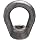 Grade 5 C-1030 Forged Steel Eye Nut, Cadmium Yellow Chromate Plated Finish, UNF 2B Threads, 3/4"-10 Thread Size, 5/16" Width Across Flats