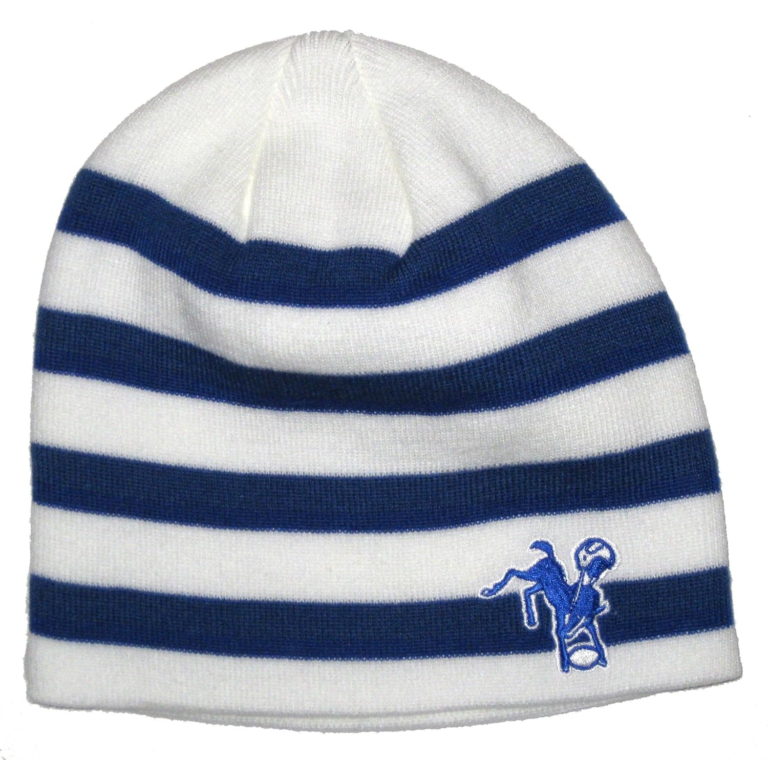 Indianapolis Colts NFL Reebok Team Apparel Vintage White Striped Team Colors Knit Beanie Hat
Indianapolis Colts NFL Reebok Team Apparel Vintage White Striped Team Colors Knit Beanie Hat