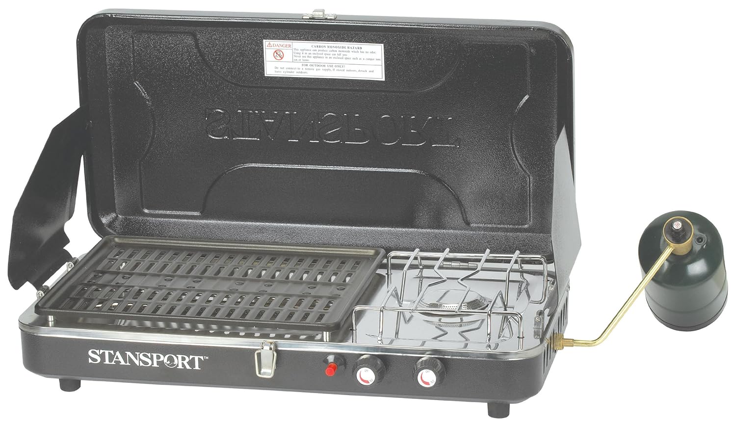 Stansport High Output 10,000 BTU Propane Stove and Grill Combo with