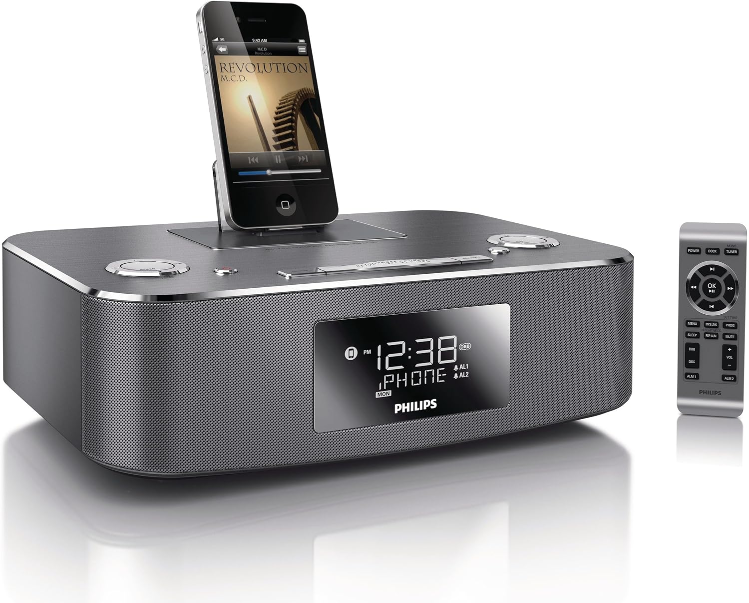 Philips DC291 iPod/iPhone/iPad Alarm Clock Radio Speaker Docking