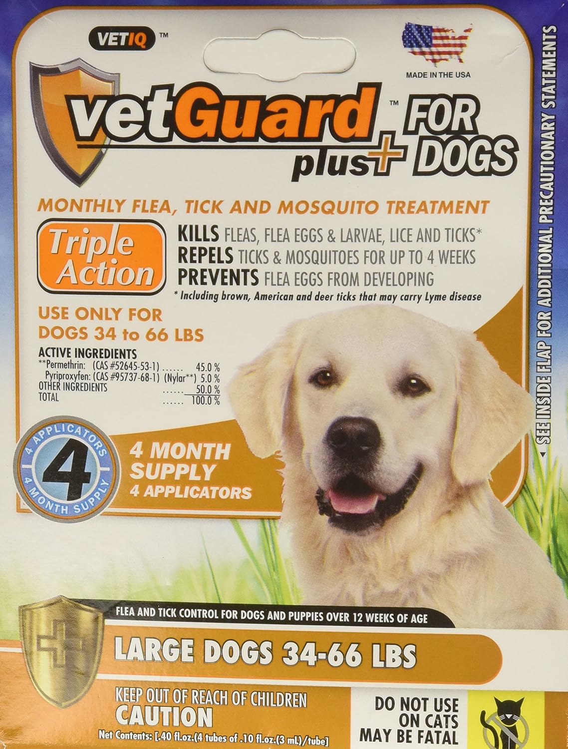 VetGuard Plus Flea and Tick Treatment for Large Dogs Amazon Lightning Deal Picks Coupon Karma