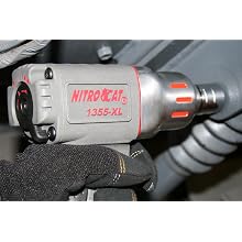 NitroCat 1355-XL 3/8-Inch Composite Air Impact Wrench With Twin Clutch Mechanism