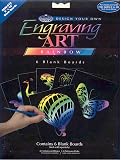 Blank Engraving Foils 8X10 6/Pkg - Rainbow