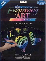 Engraving Art Rainbow Boards 8X10