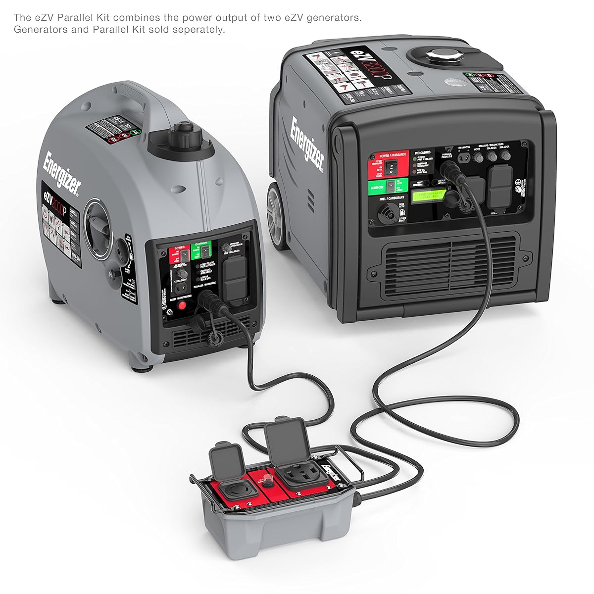 Energizer eZV2000P 2000W Gas Powered Portable Inverter Generator with