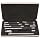 Starrett 823BZ Tubular Vernier Inside Micrometer Set, 1.5-12" Range, 0.001" Graduation, +/-0.0001" Accuracy