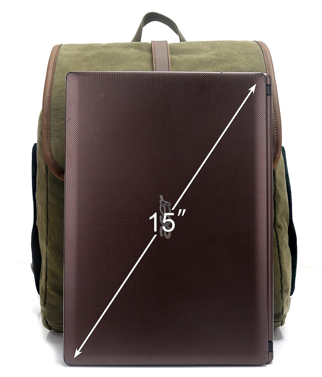 EverVanz Vintage Canvas School Hiking Casual Backpack Outdoor Backpack