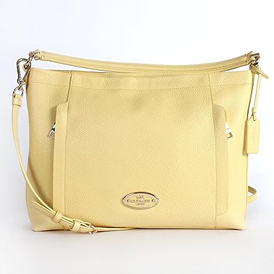 coach hobo yellow