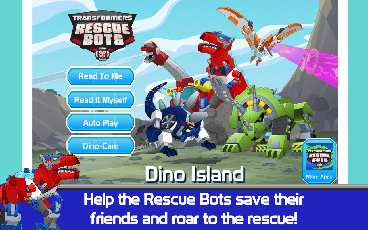 Transformers Rescue Bots Dino Island Appstore for Android