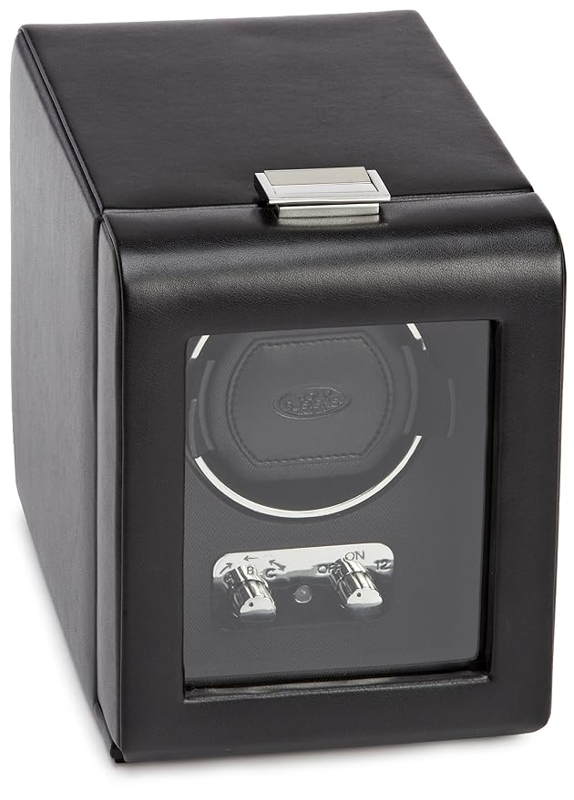 Amazon.com: WOLF 270002 Heritage Single Watch Winder with Cover ...