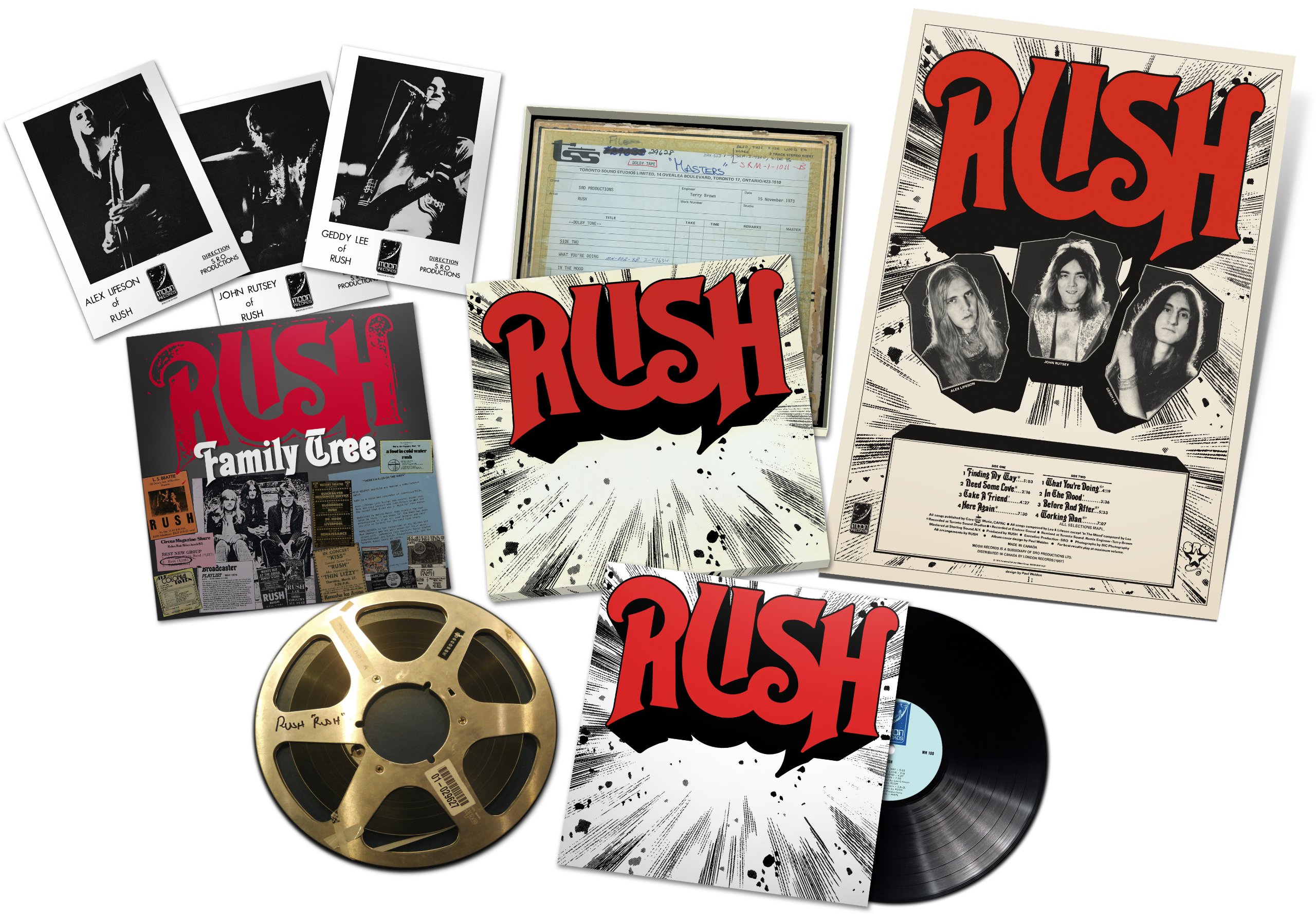IMWAN • [20140429] Rush "Rush" vinylonly box set of remastered debut album (Moon Records