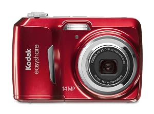 Kodak EasyShare C1530 14 MP Digital Camera with 3x Optical Zoom and 3.0-Inch LCD (Red)