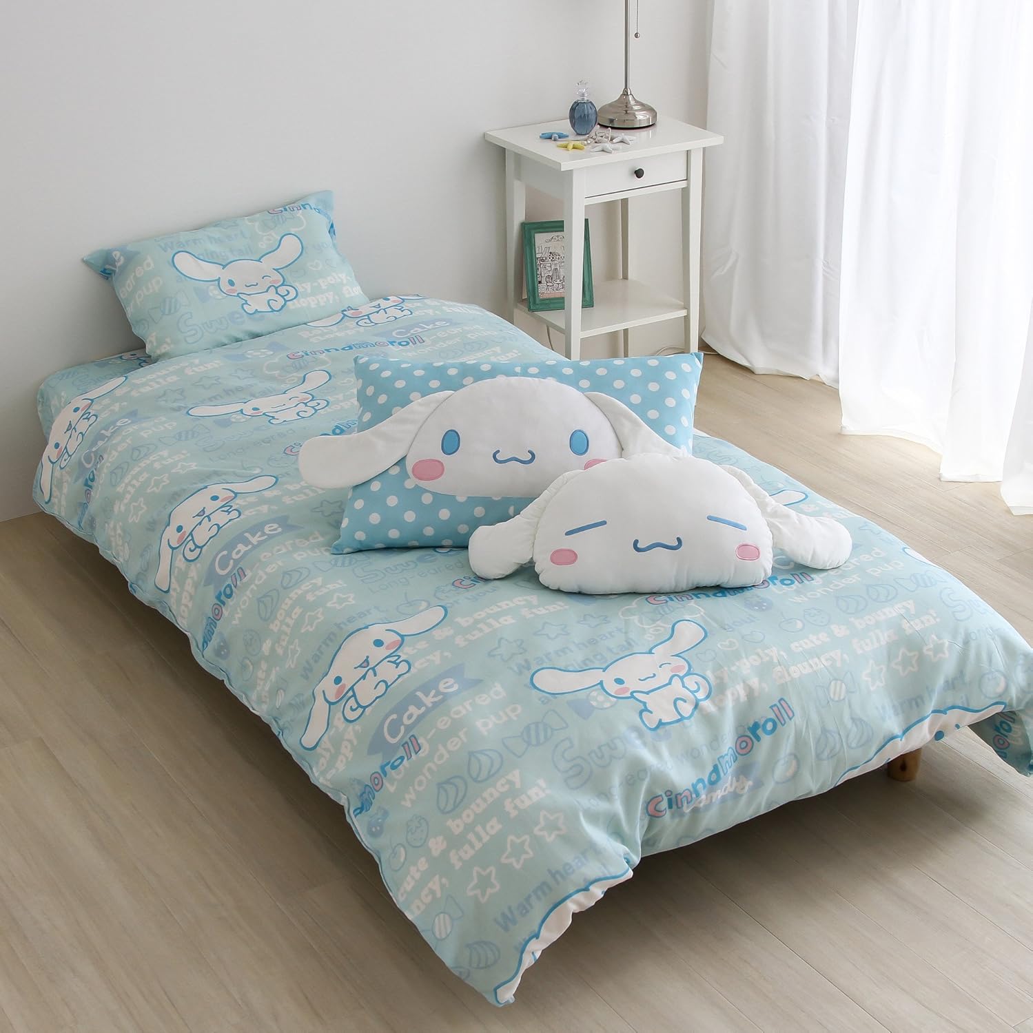 Kawaii Cinnamoroll Bedding set Cover and Pillow case F / S Kawaii