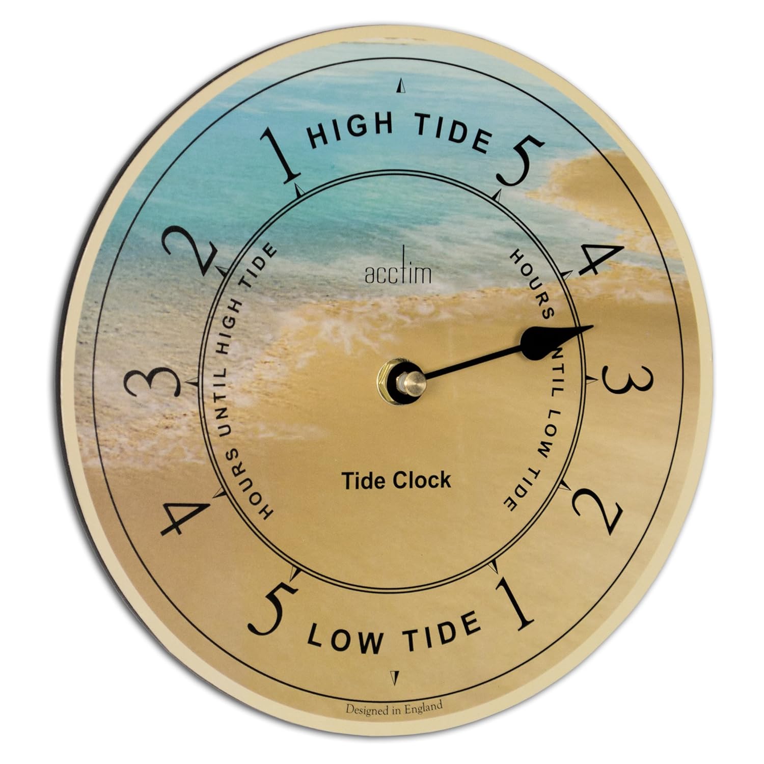Acctim 24690 Portland High Low Tide Indicator Wall Clock, Beach eBay