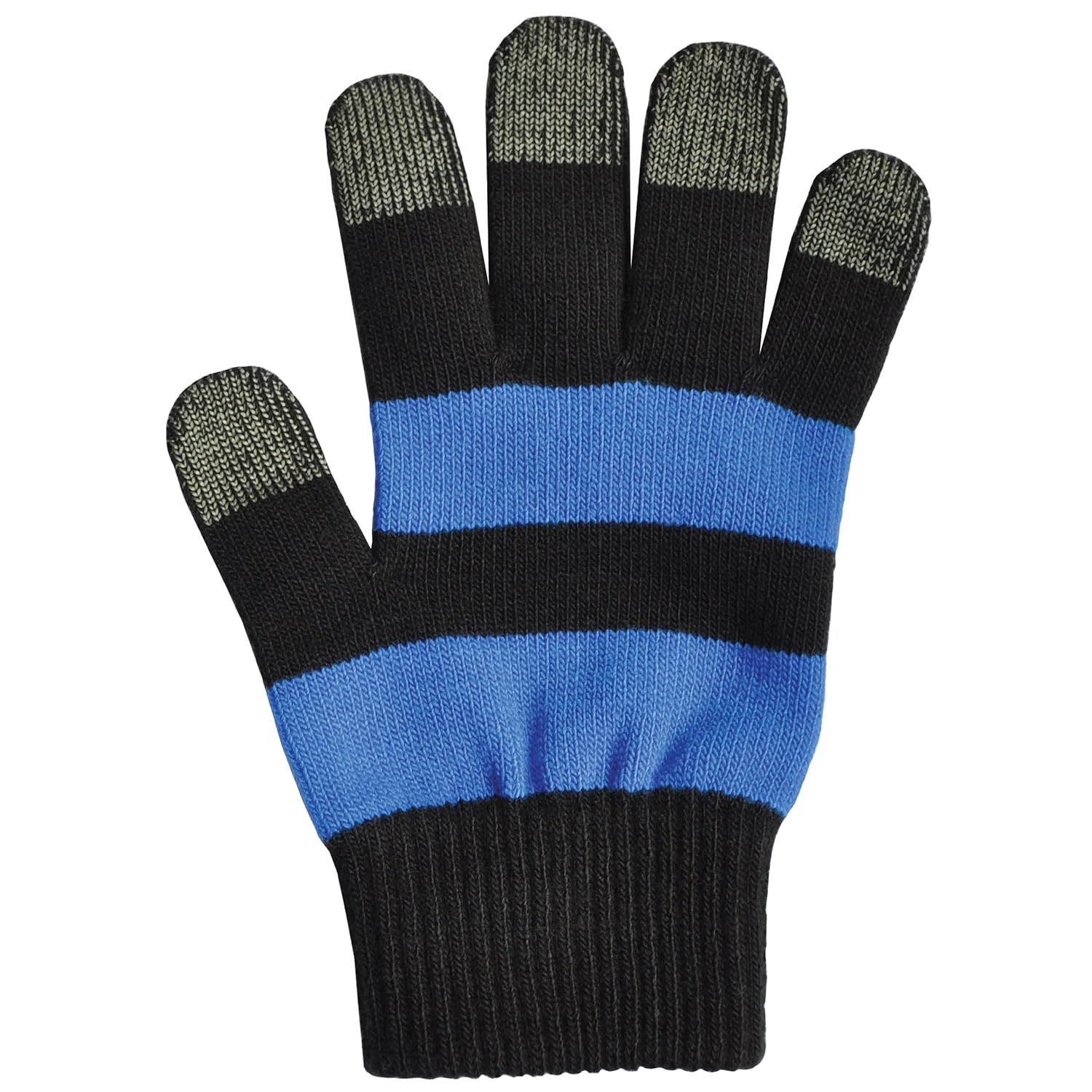 ミドリ安全 スマホ手袋 5本指全てタッチできる smarttouch 5125 【濃色ライン 4色】