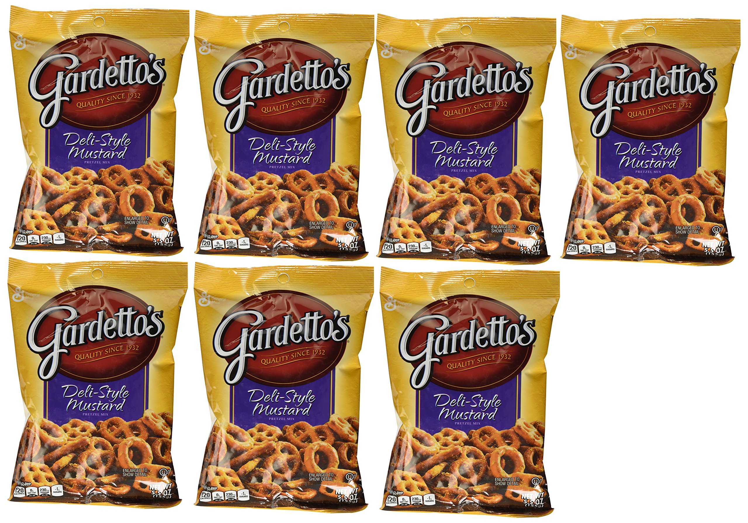 Gardetto's Deli Style Mustard Pretzel Snack Mix, 5.5oz each (7 Count