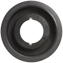 Martin Conventional Taper Bushed Sheave, A/B Belt Section, 8 Grooves, Class 30 Gray Cast Iron