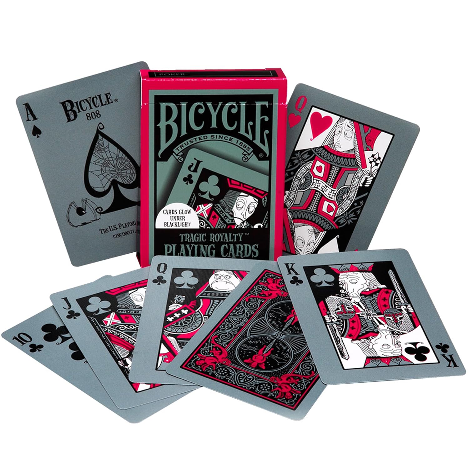 Our Bicycle 'Tragic Royalty' Playing Cards offer a unique twist for your  next card game. Designed with the trad… | Bicycle playing cards, Playing  cards, Poker cards